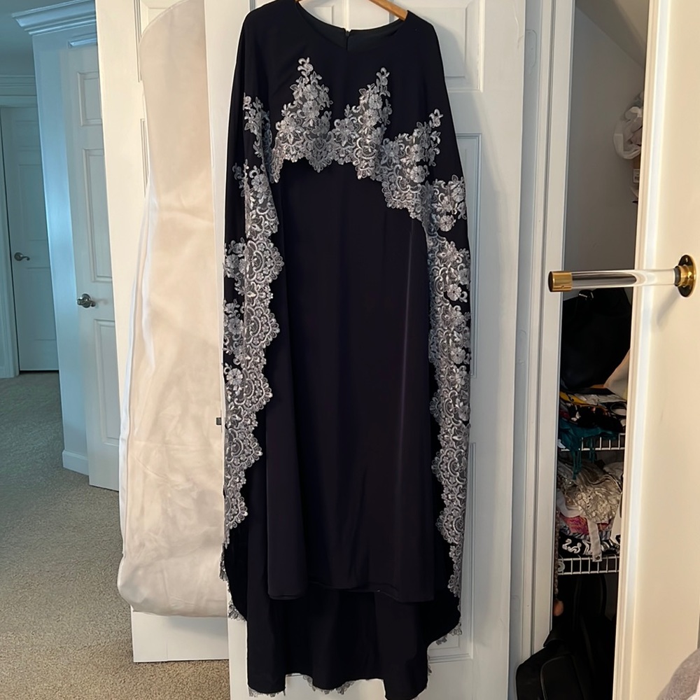 Custom made navy gown
